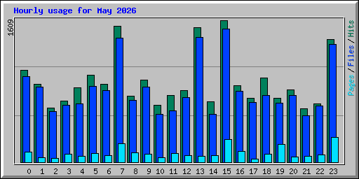 Hourly usage for May 2026